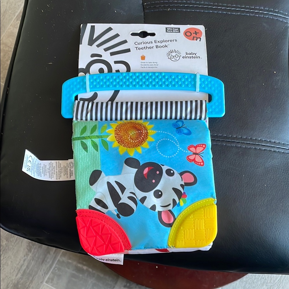 3/$20 Curious Explorers Teether Book - Multicolor